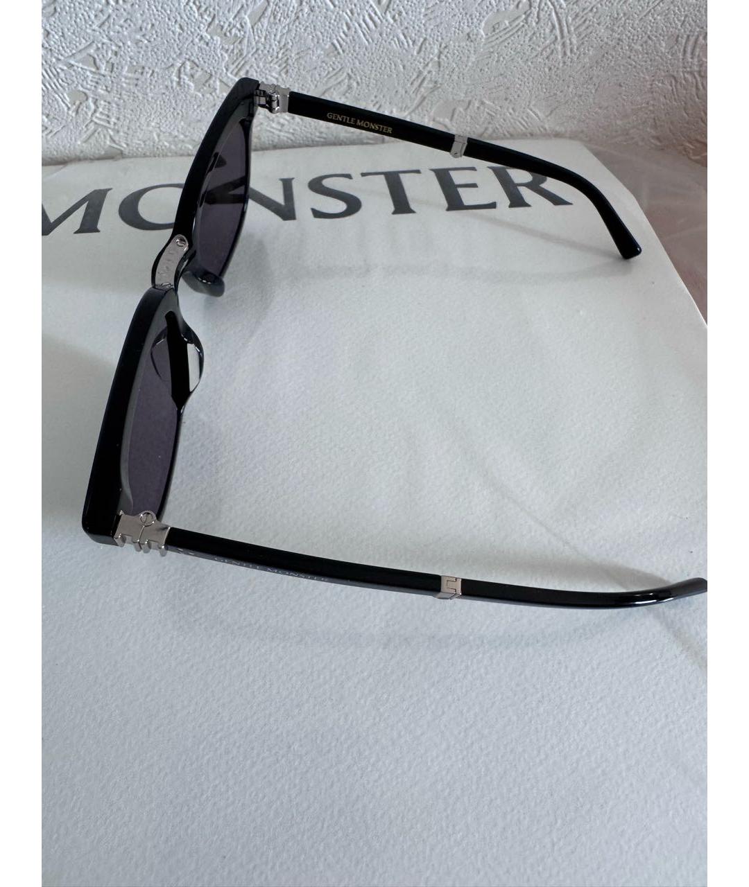 GENTLE MONSTER Черные пластиковые солнцезащитные очки, фото 4