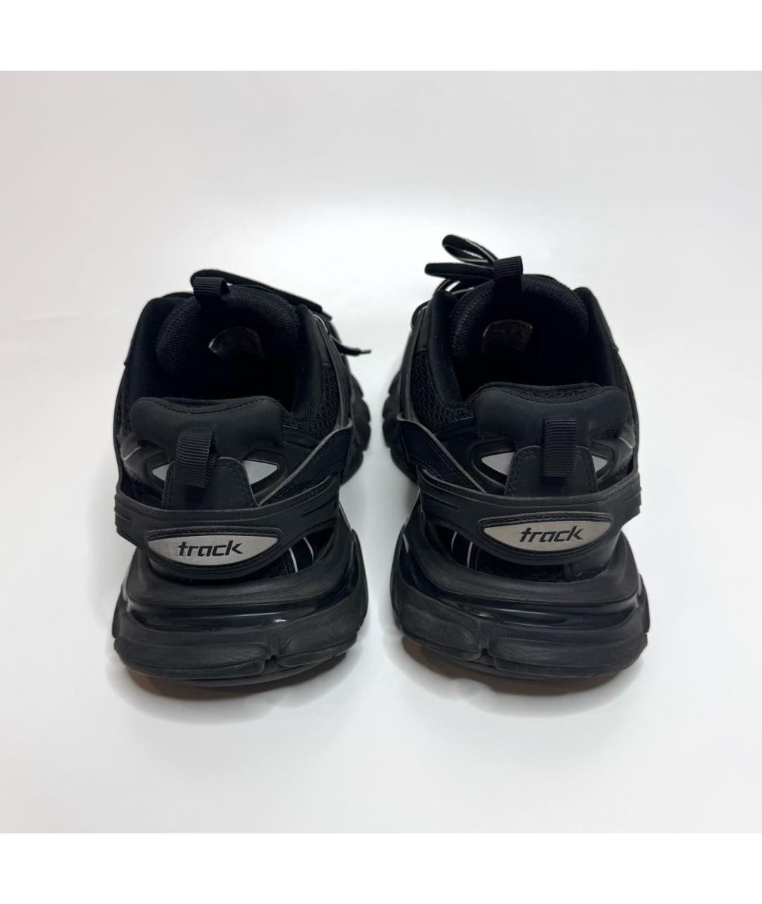 BALENCIAGA Черные текстильные низкие кроссовки / кеды, фото 5