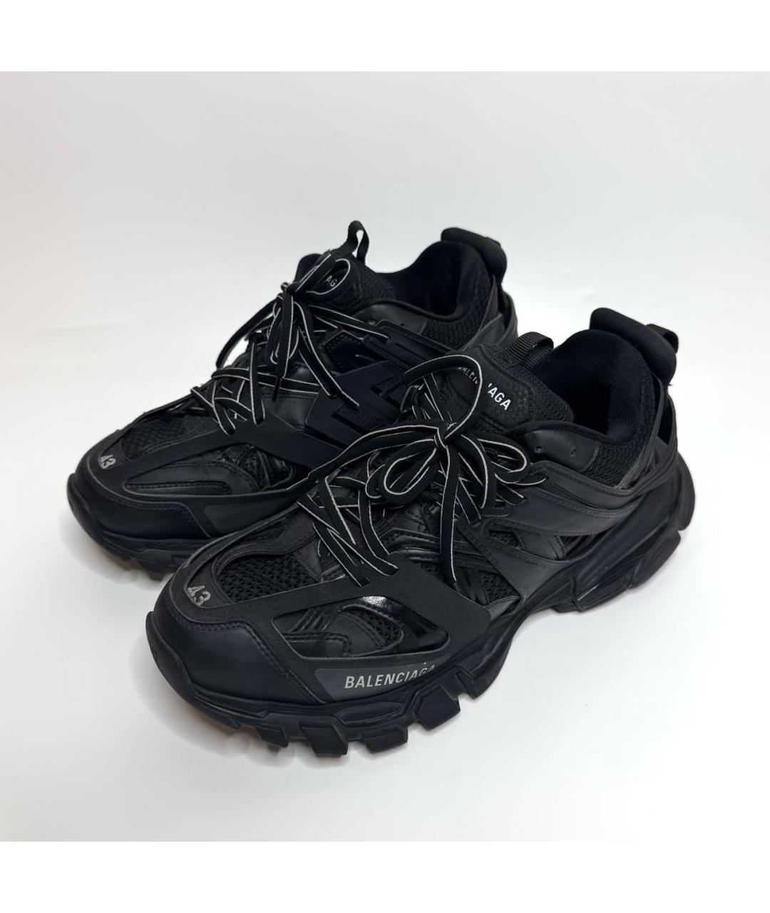 BALENCIAGA Черные текстильные кроссовки, фото 3