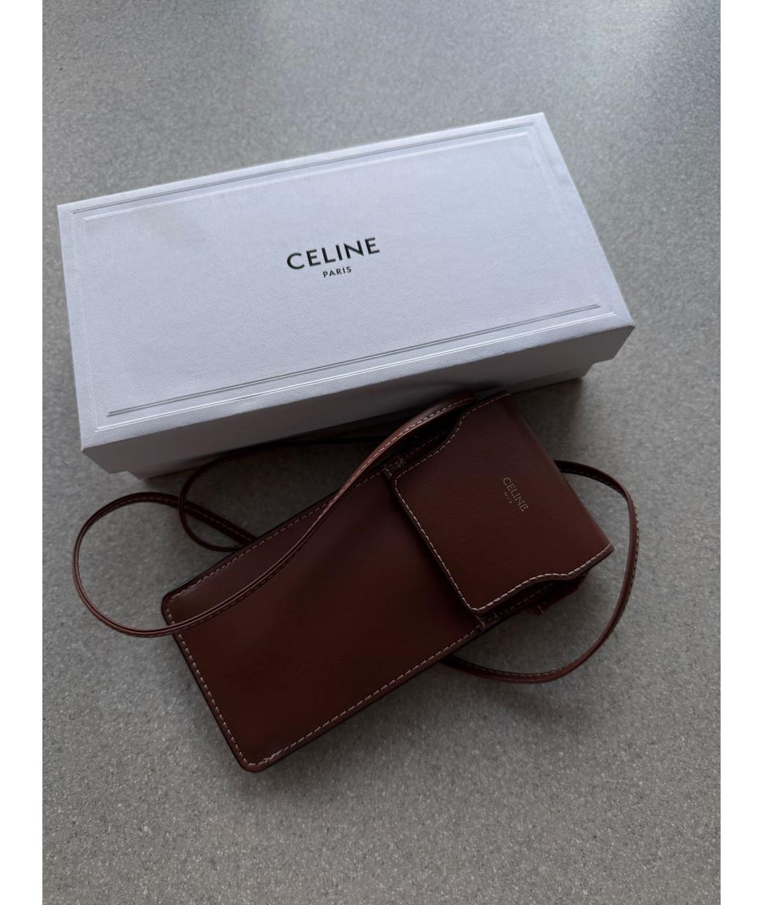 CELINE Золотые металлические солнцезащитные очки, фото 3
