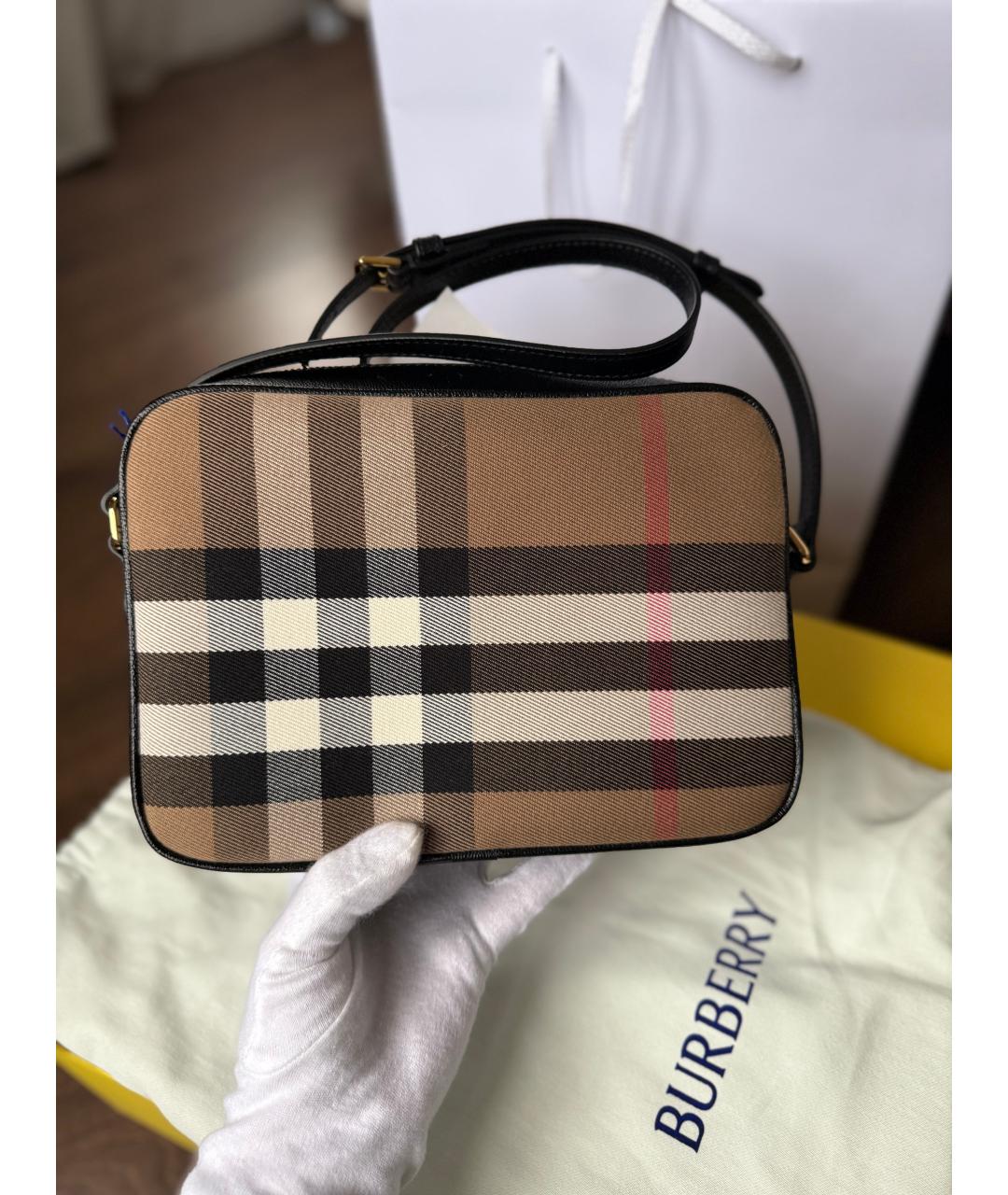 BURBERRY Бежевая сумка через плечо, фото 2