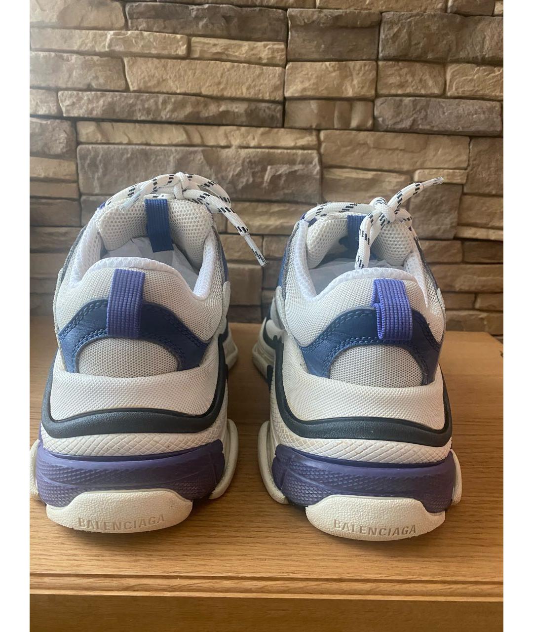 BALENCIAGA Белые кроссовки, фото 4