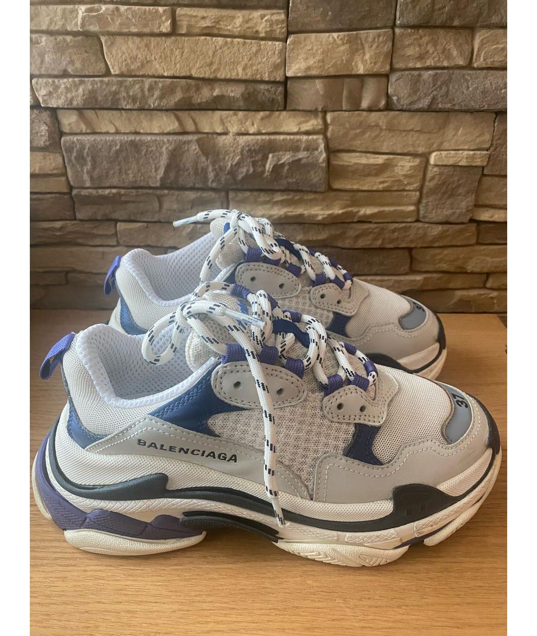 BALENCIAGA Белые кроссовки, фото 6