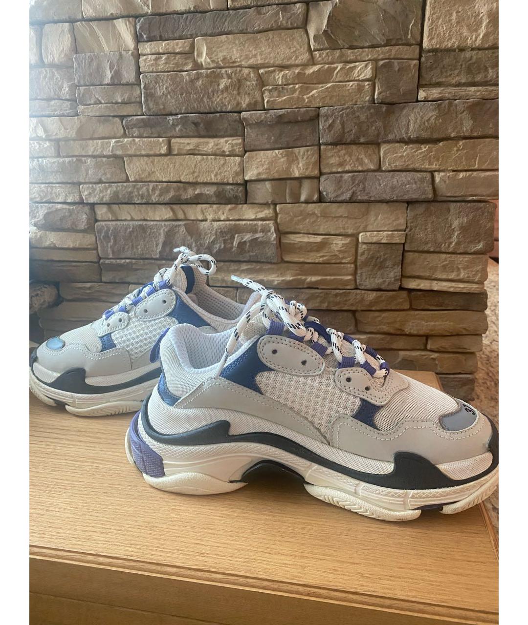 BALENCIAGA Белые кроссовки, фото 5