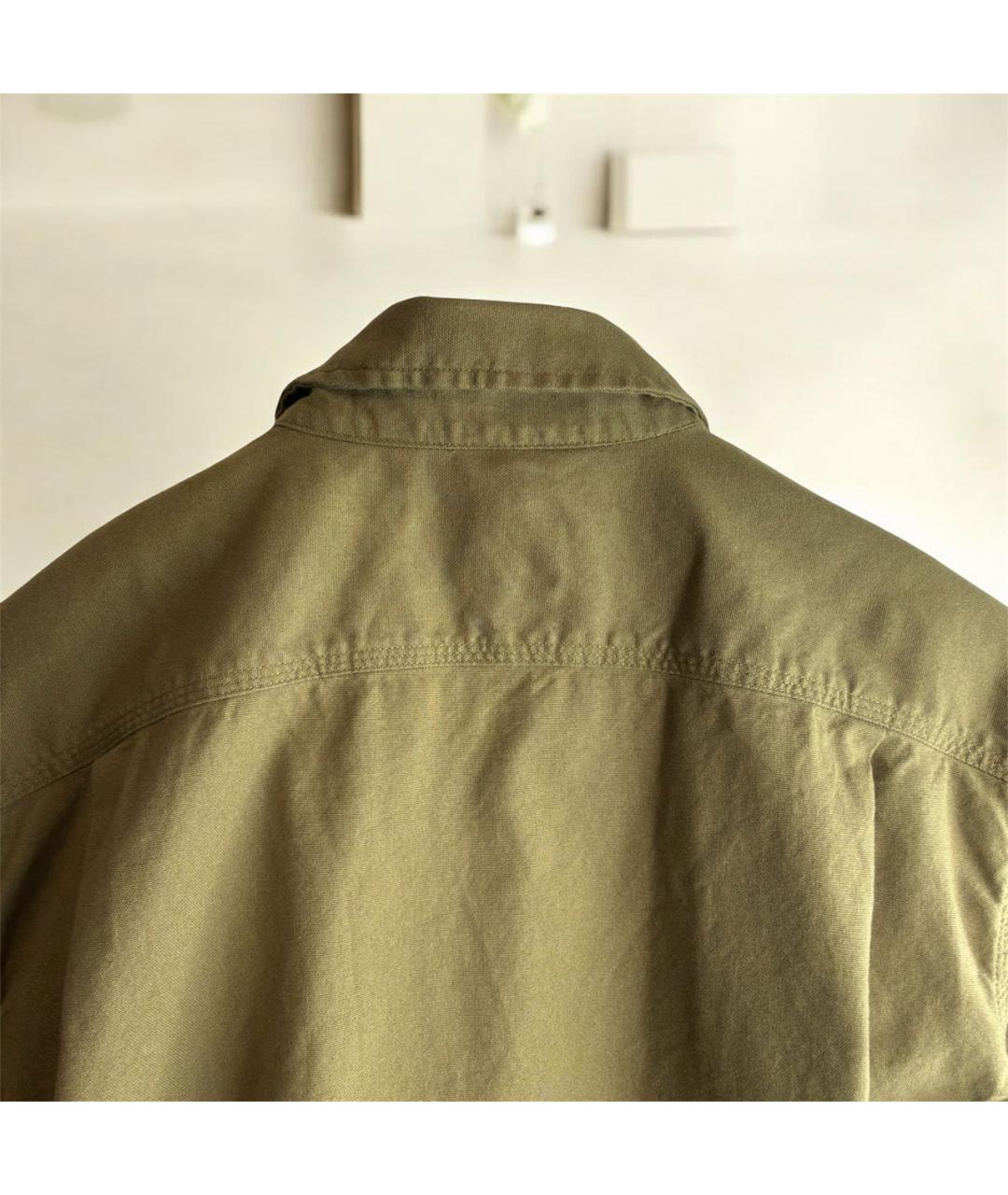 CARHARTT Хаки хлопковая кэжуал рубашка, фото 4