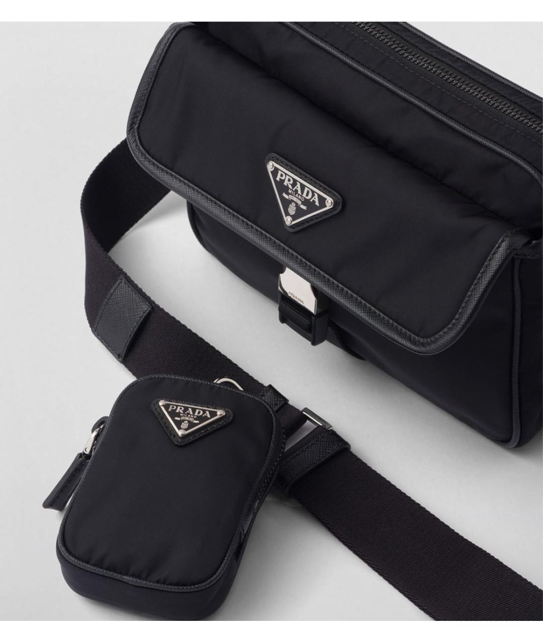 PRADA Черная сумка на плечо, фото 3