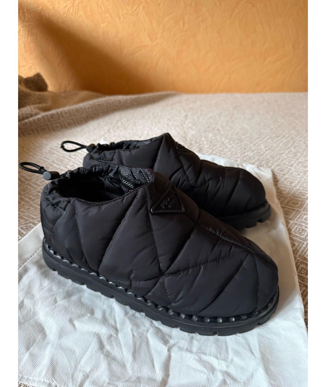 PRADA Черные ботинки, фото 3