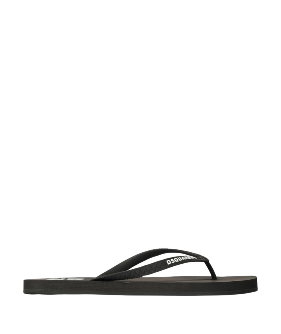 DSQUARED2 Черные шлепанцы, фото 1