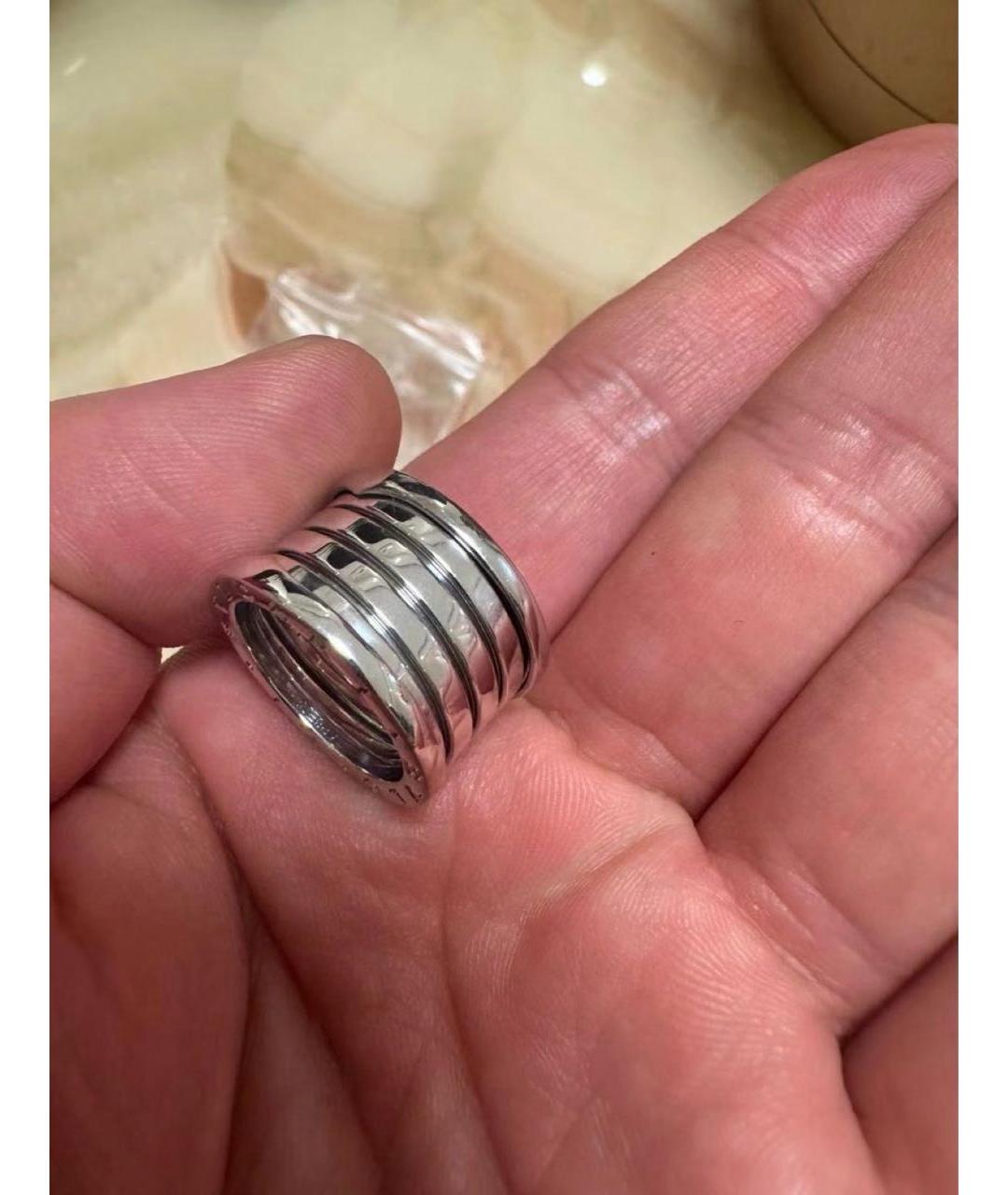 BVLGARI Серебряное кольцо из белого золота, фото 2