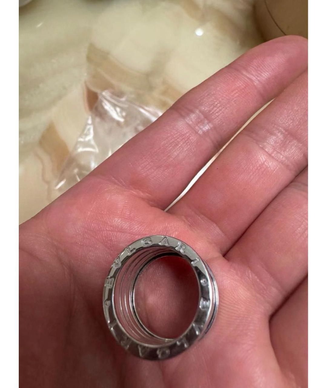 BVLGARI Серебряное кольцо из белого золота, фото 4