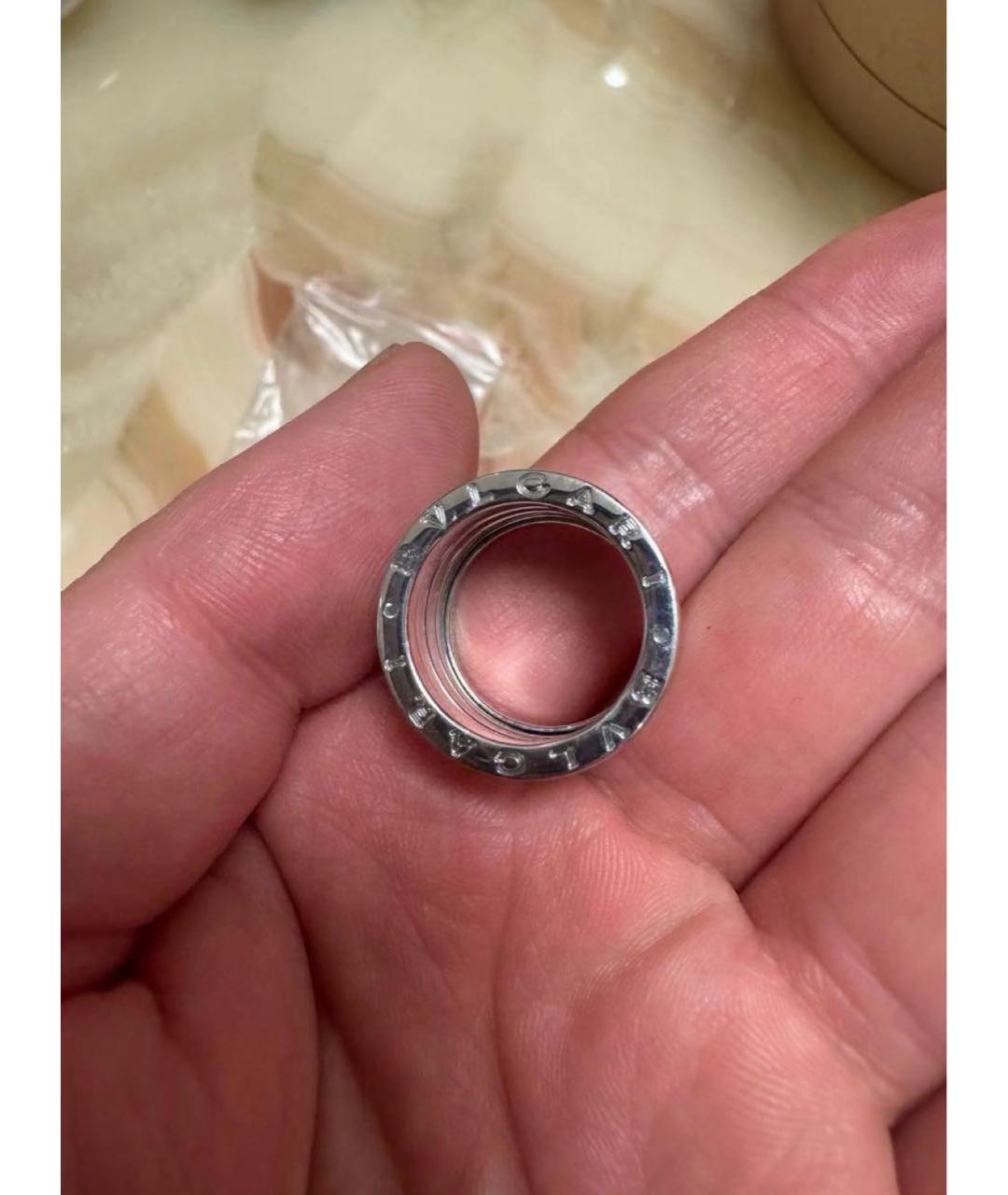BVLGARI Серебряное кольцо из белого золота, фото 5