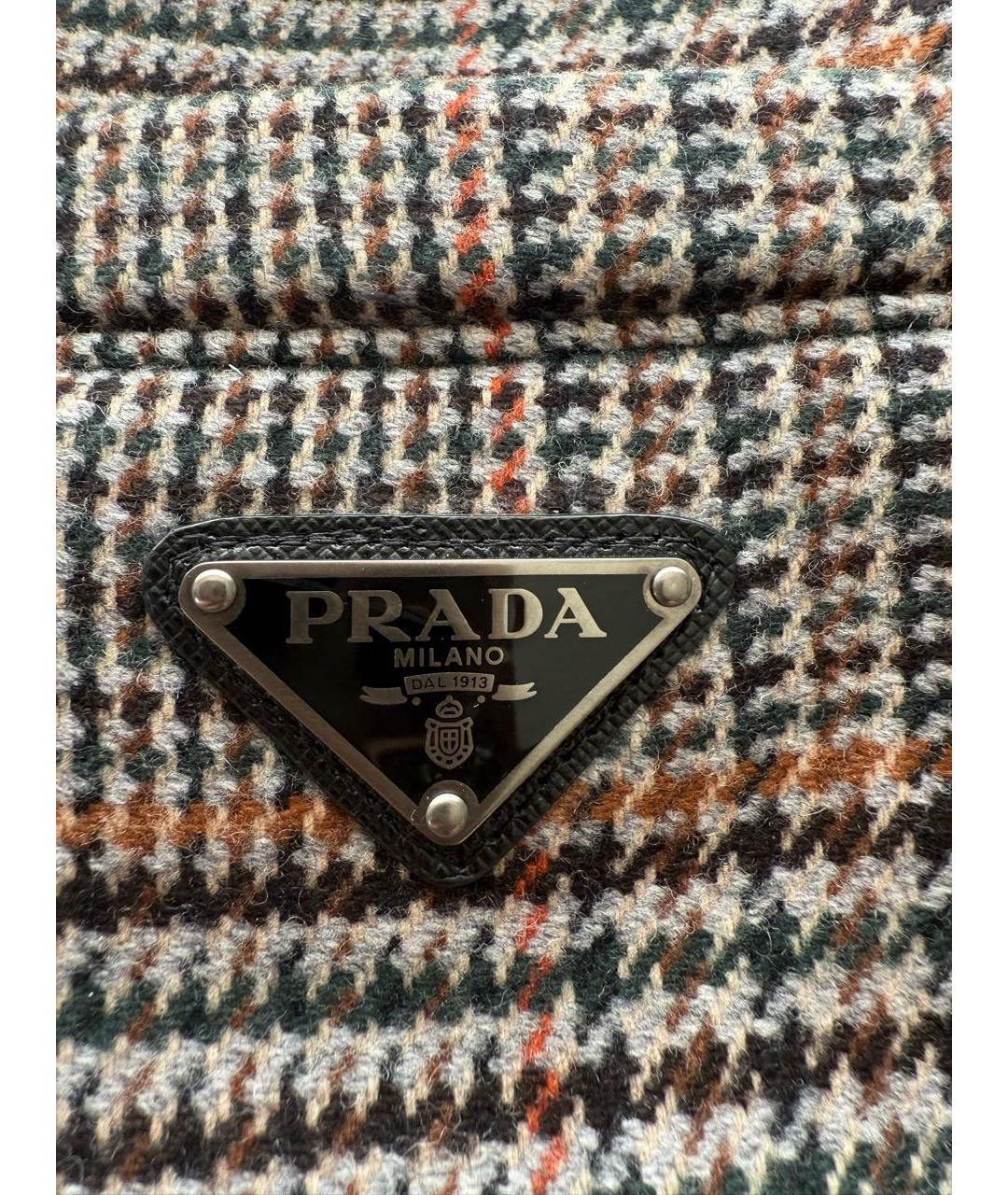 PRADA Коричневый шерстяной жилет, фото 4