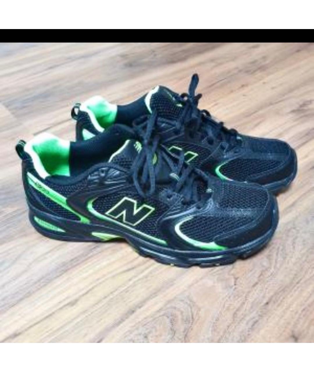 NEW BALANCE Черные текстильные низкие кроссовки / кеды, фото 5