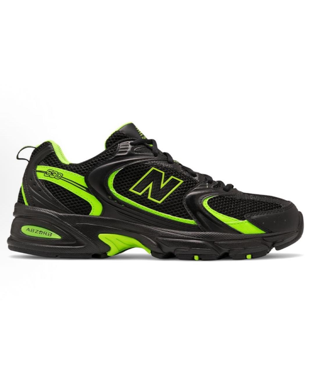 NEW BALANCE Черные текстильные низкие кроссовки / кеды, фото 3