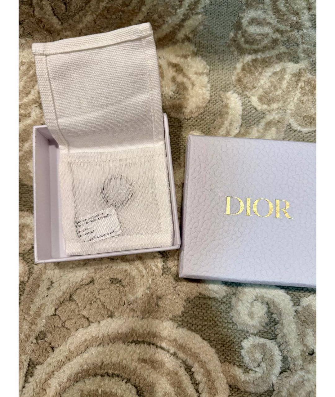 CHRISTIAN DIOR Серебряное металлическое кольцо, фото 6