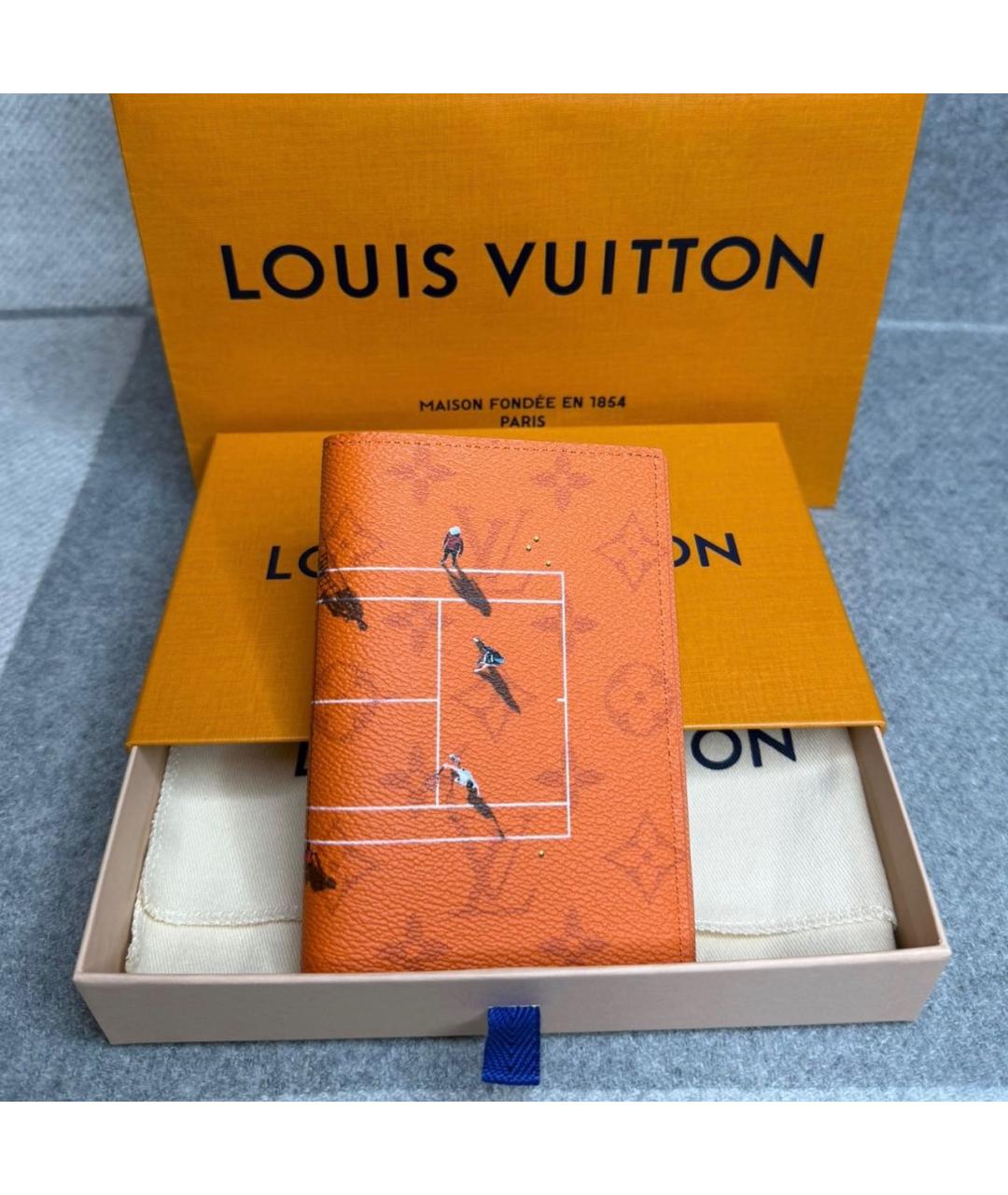 LOUIS VUITTON Оранжевый кардхолдер, фото 2