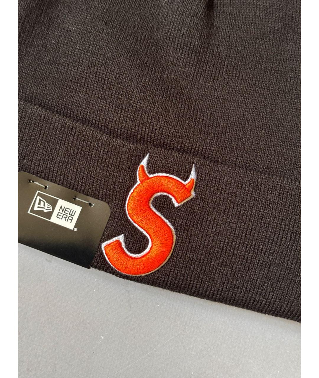 SUPREME Черная шапка, фото 5