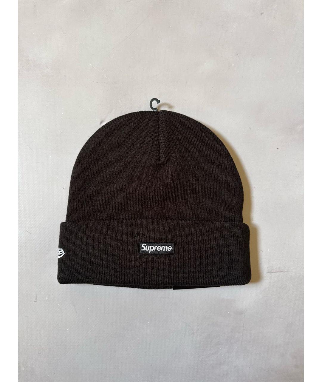 SUPREME Черная шапка, фото 6