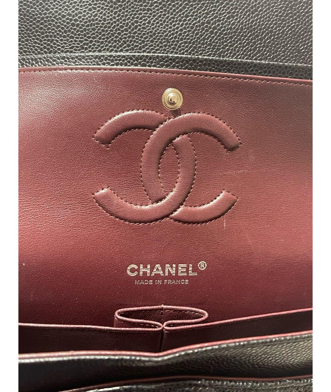 CHANEL Черная кожаная сумка через плечо, фото 3