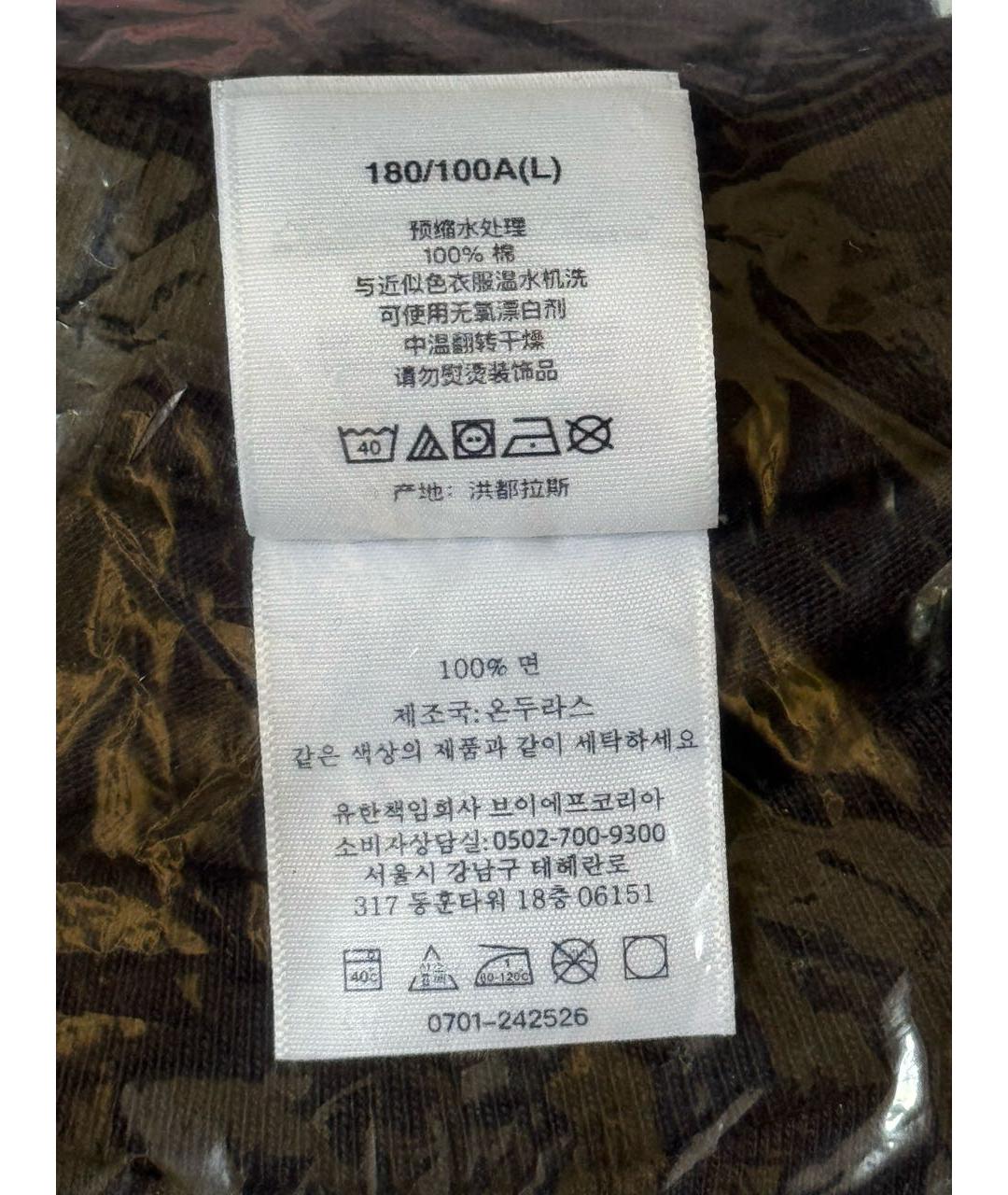 SUPREME Черная хлопковая футболка, фото 8