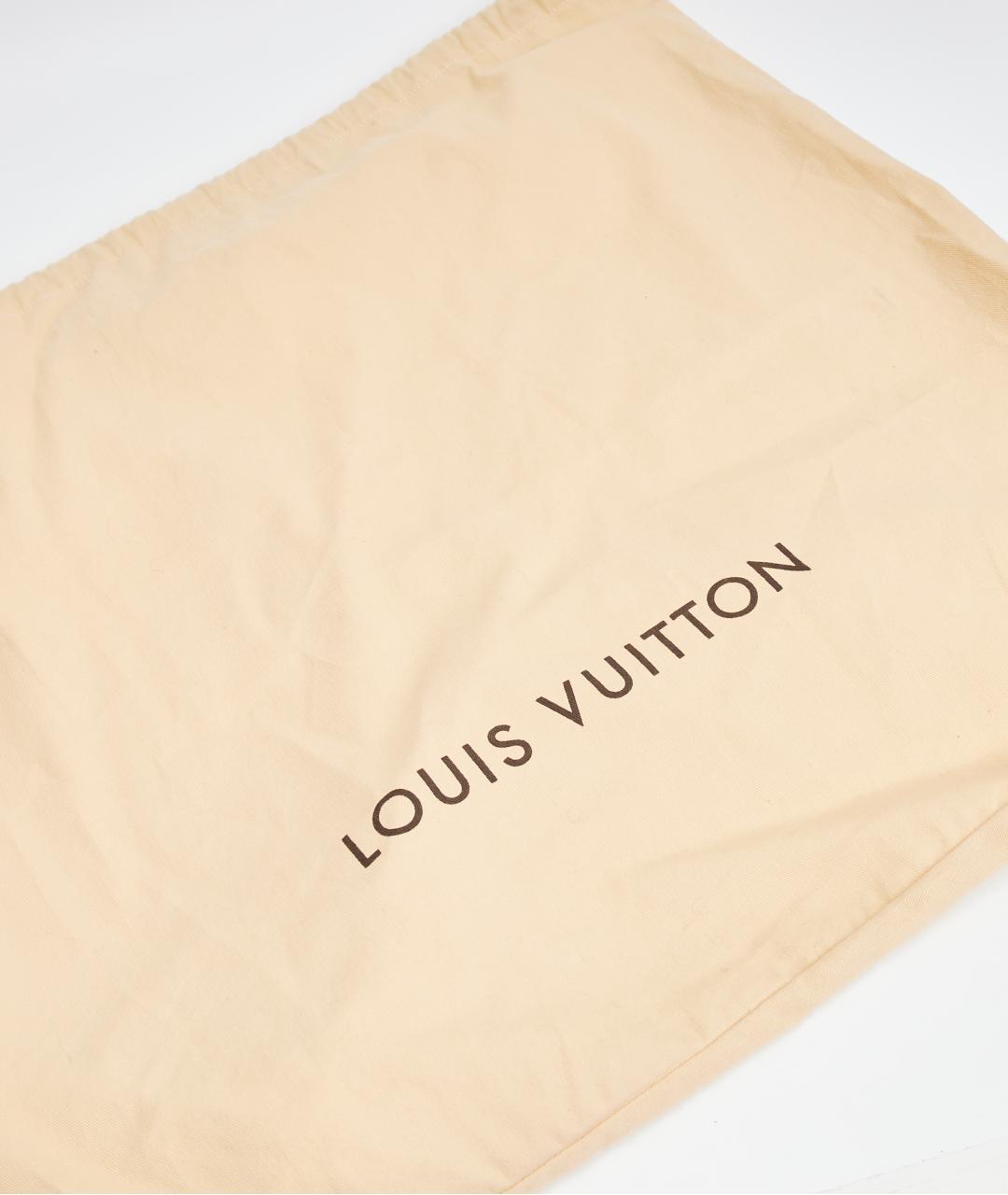 LOUIS VUITTON Коричневая кожаная дорожная/спортивная сумка, фото 7