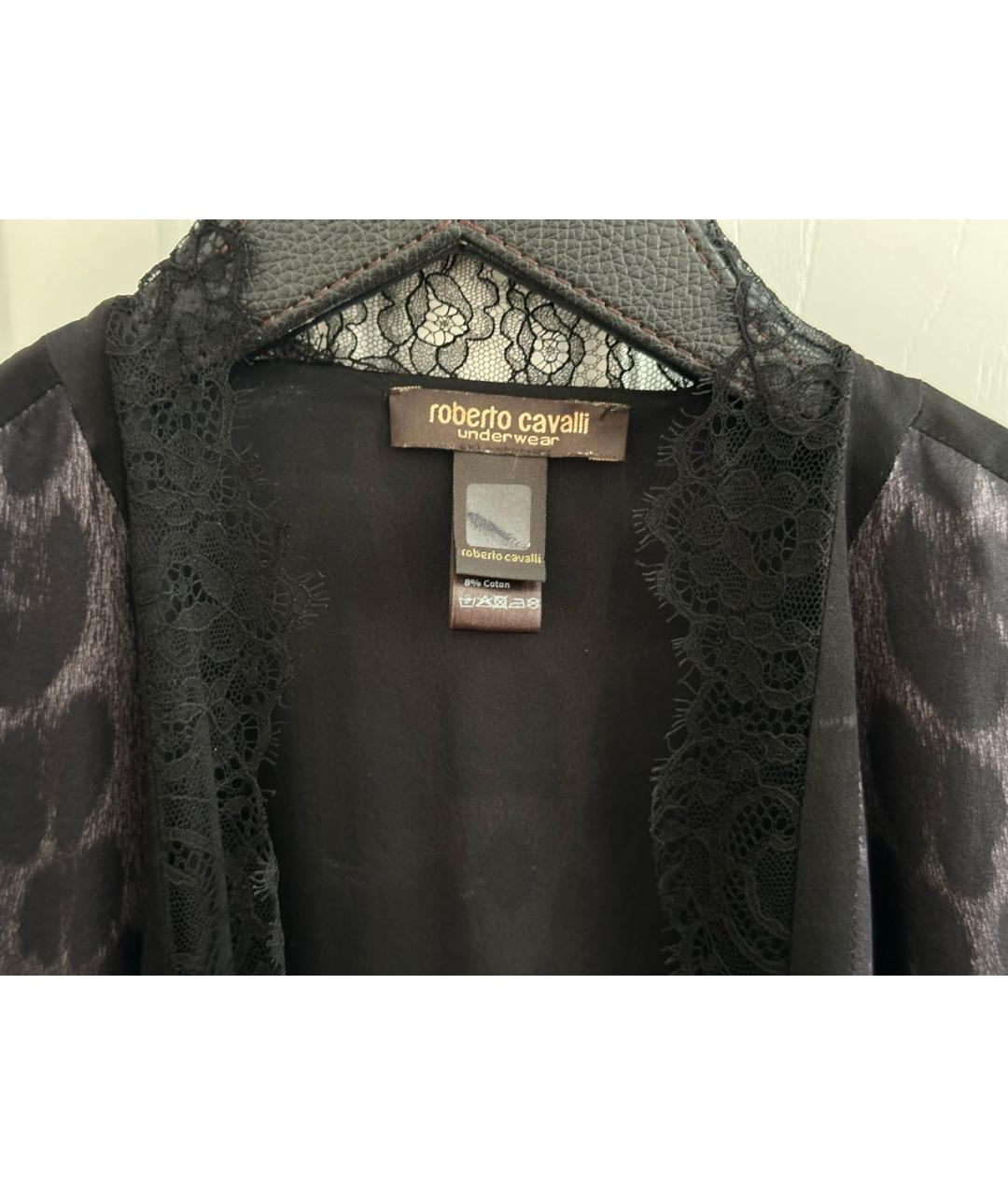 ROBERTO CAVALLI Черный халаты, фото 3