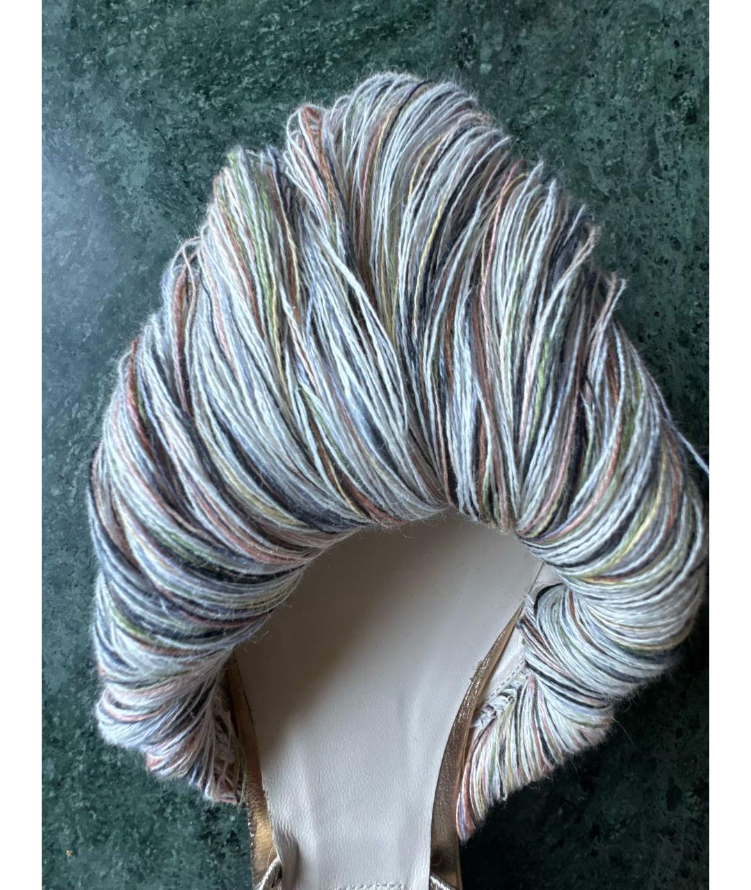 MISSONI Мульти текстильные босоножки, фото 6