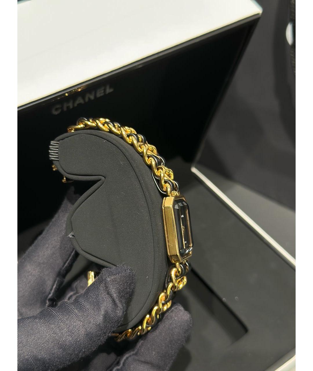 CHANEL Черные часы, фото 3