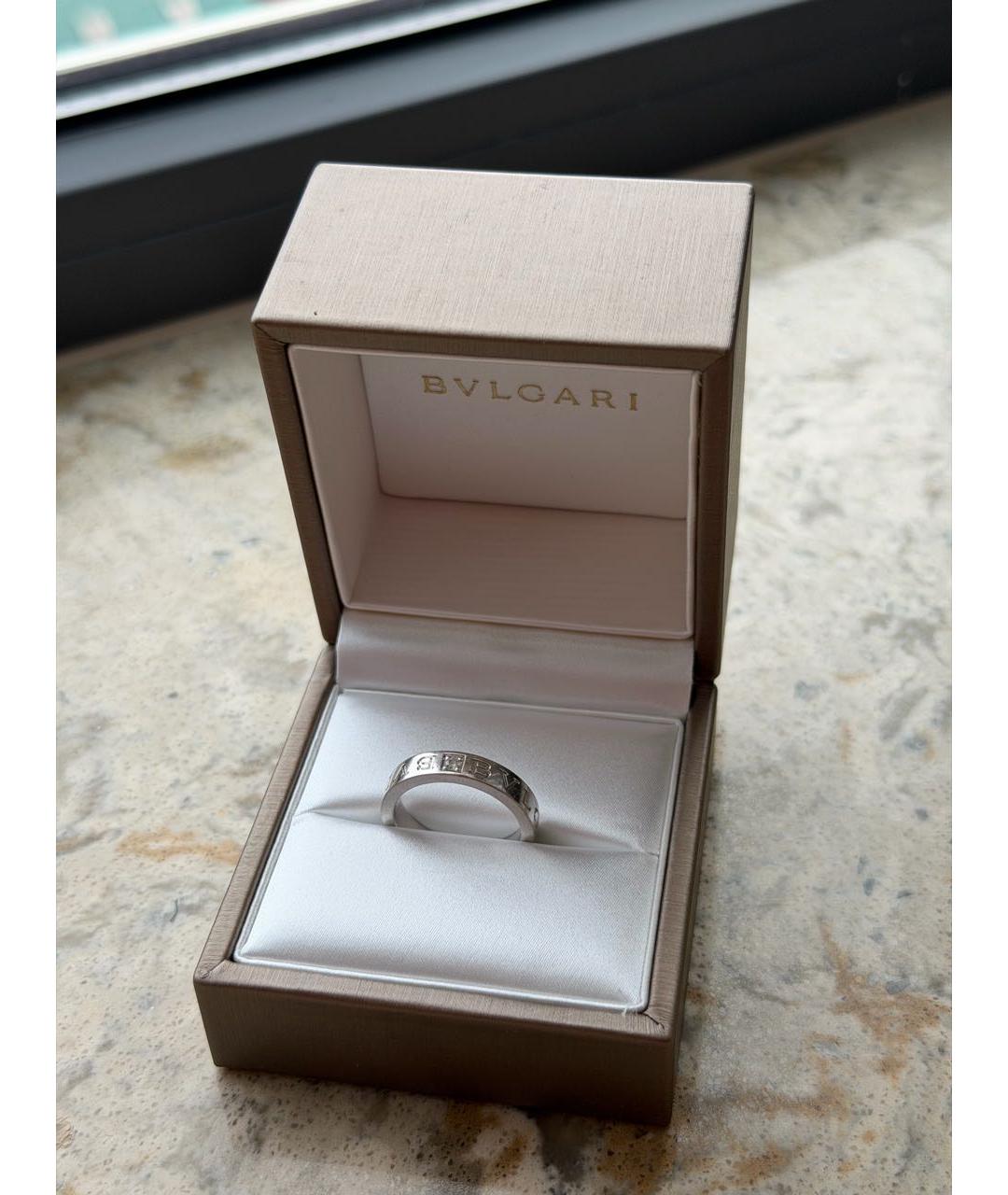 BVLGARI Серебряное кольцо из белого золота, фото 2