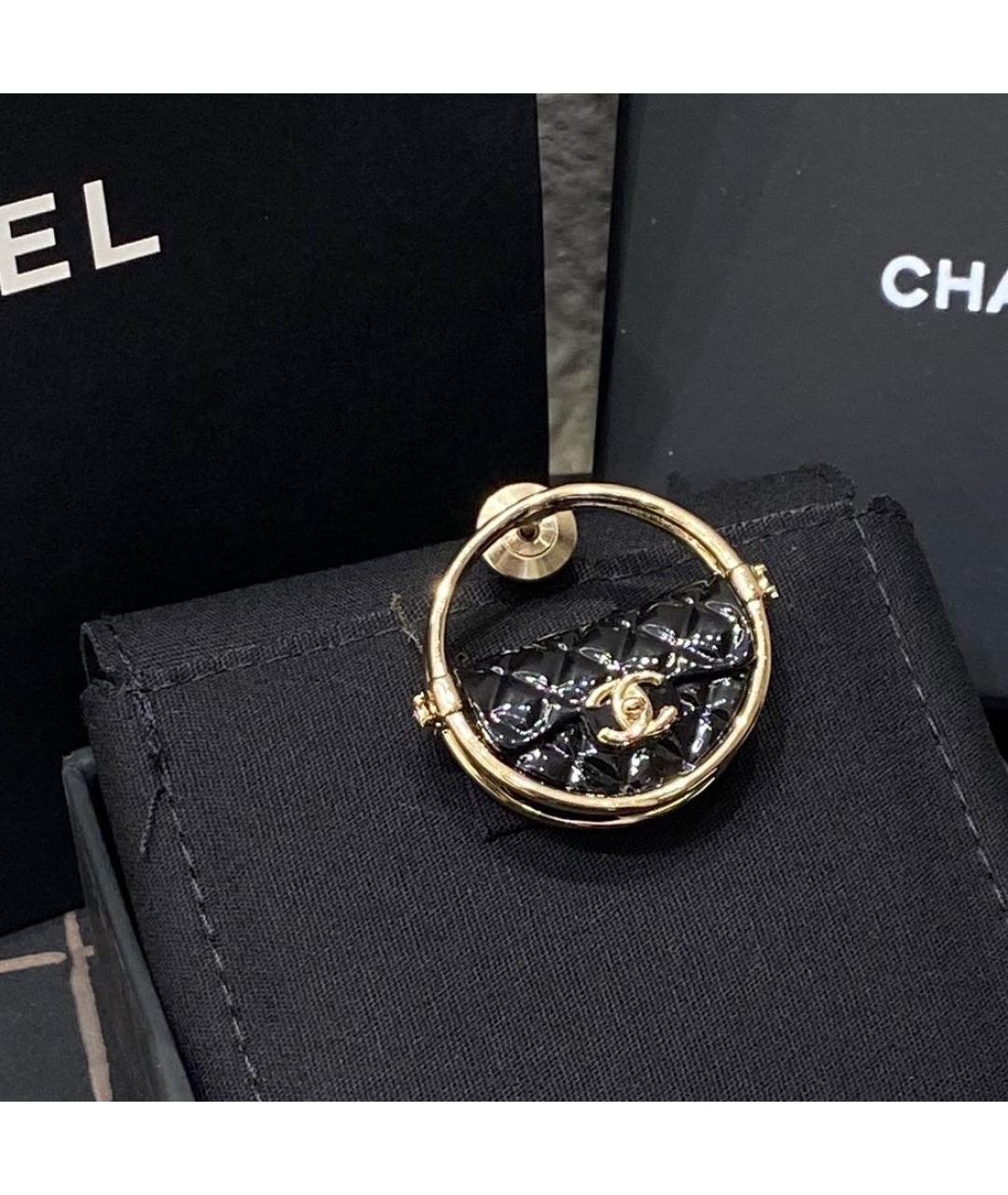 CHANEL Черная булавка / брошь, фото 2