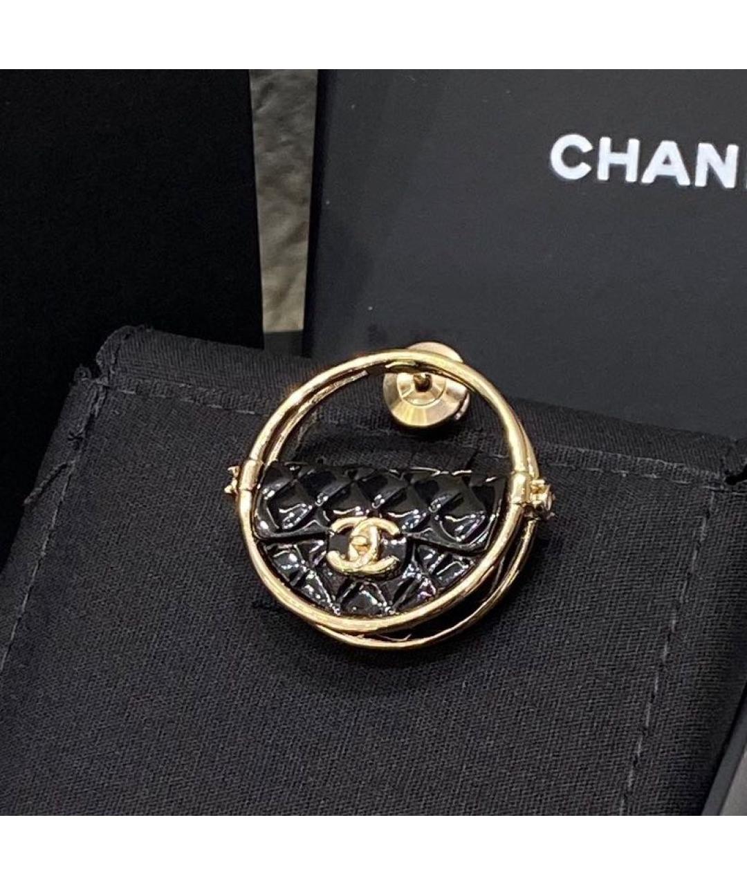 CHANEL Черная булавка / брошь, фото 5