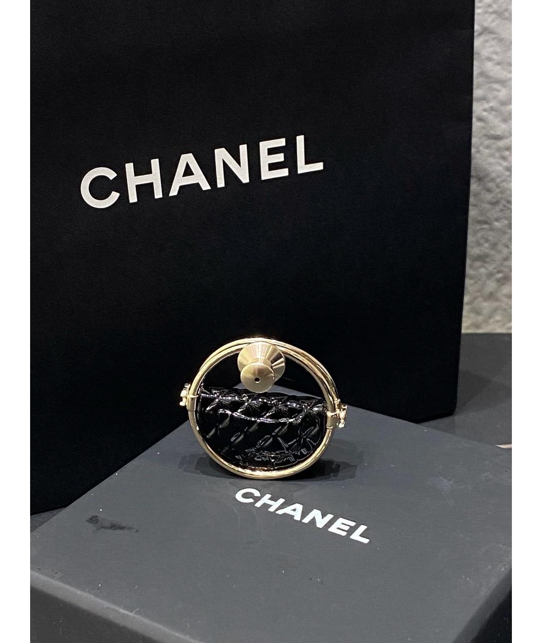 CHANEL Черная булавка / брошь, фото 4