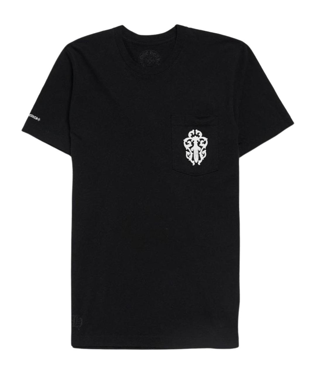 CHROME HEARTS Черная хлопковая футболка, фото 1