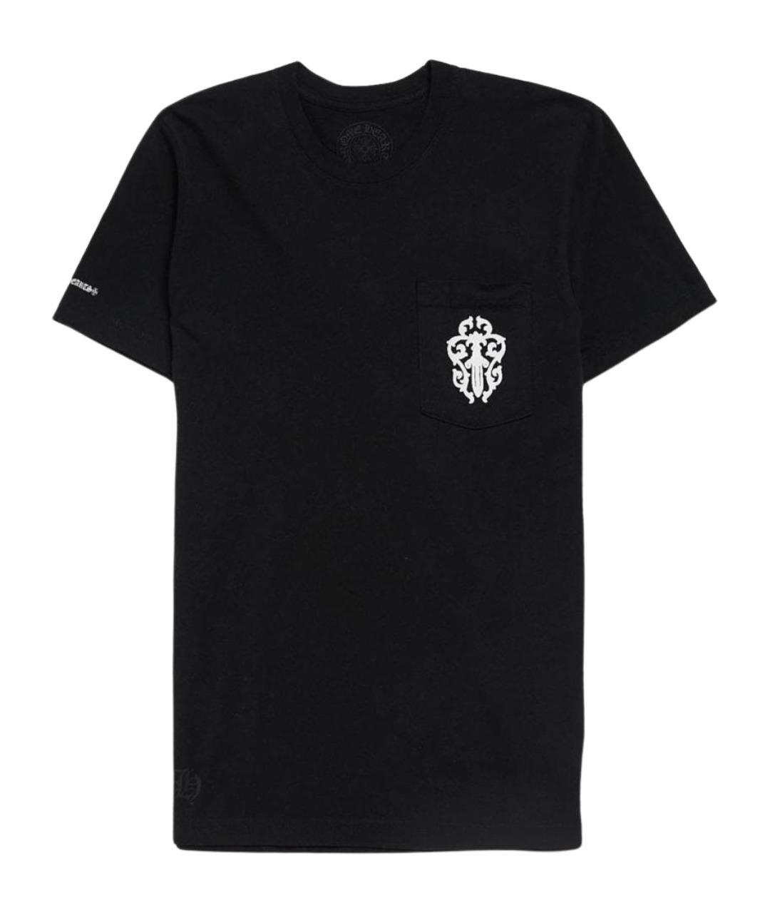 CHROME HEARTS Черная хлопковая футболка, фото 1