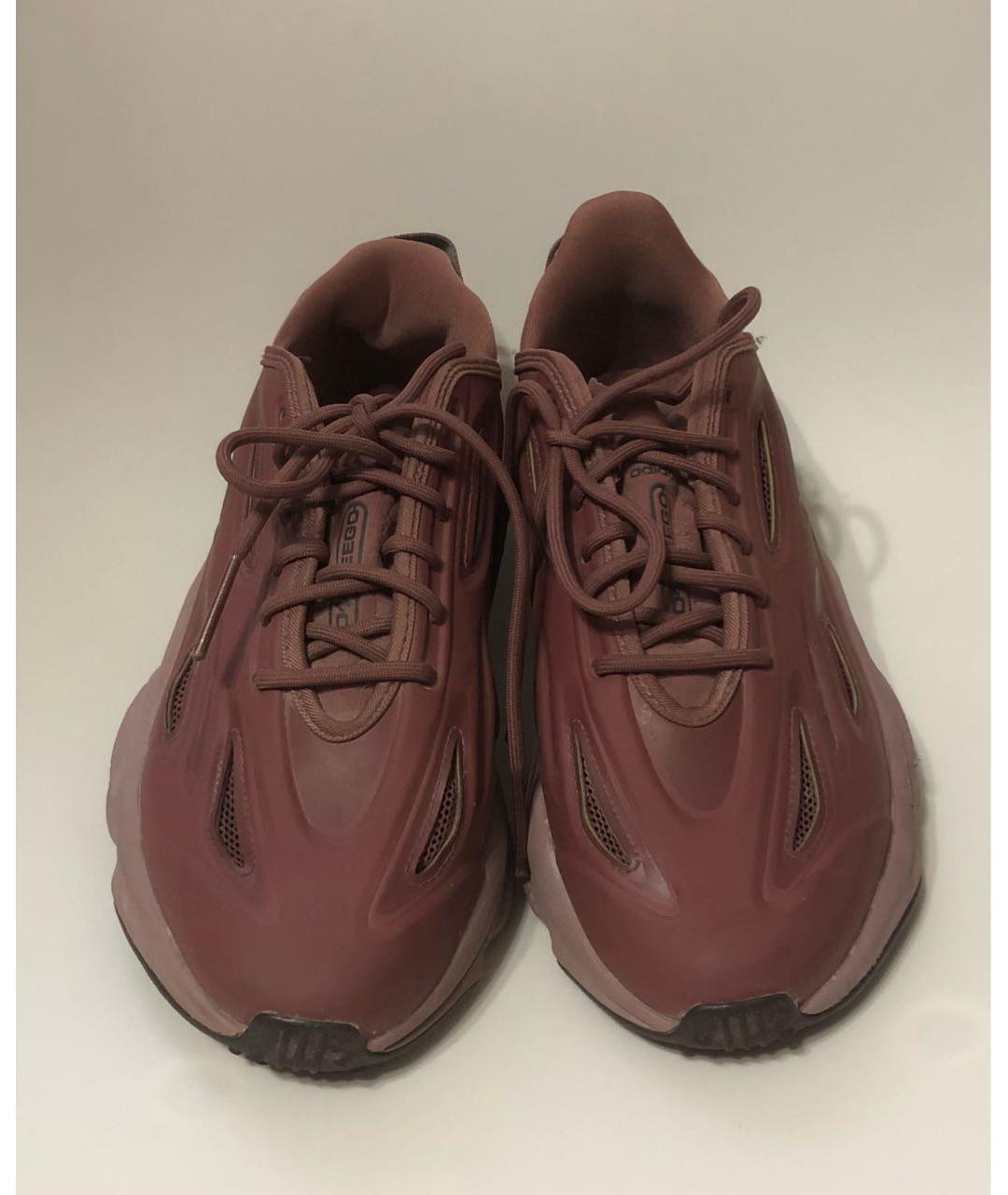 ADIDAS Розовые синтетические высокие кроссовки / кеды, фото 2