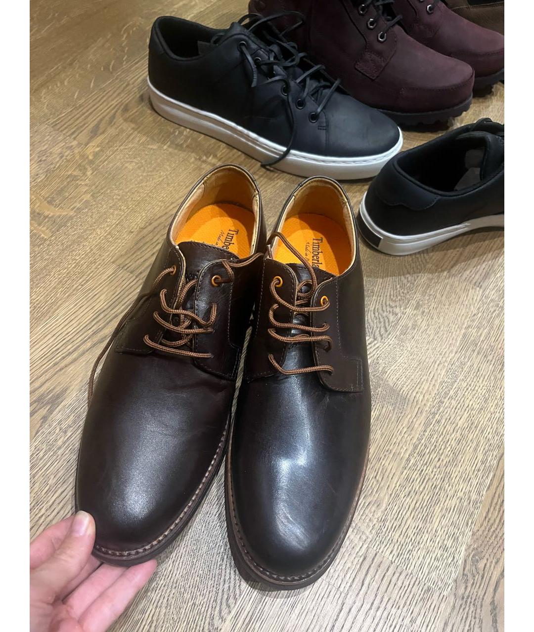 TIMBERLAND Коричневые кожаные туфли, фото 2