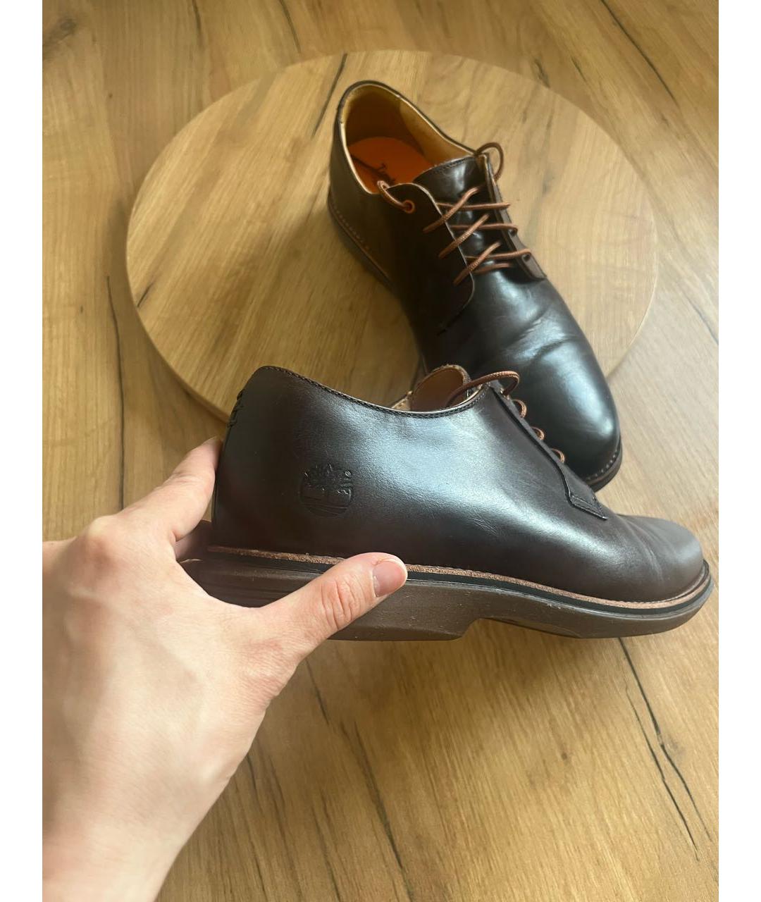 TIMBERLAND Коричневые кожаные туфли, фото 3