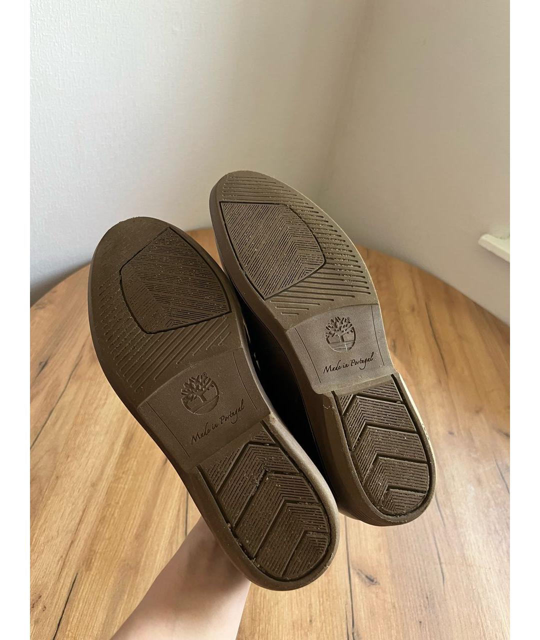 TIMBERLAND Коричневые кожаные туфли, фото 4