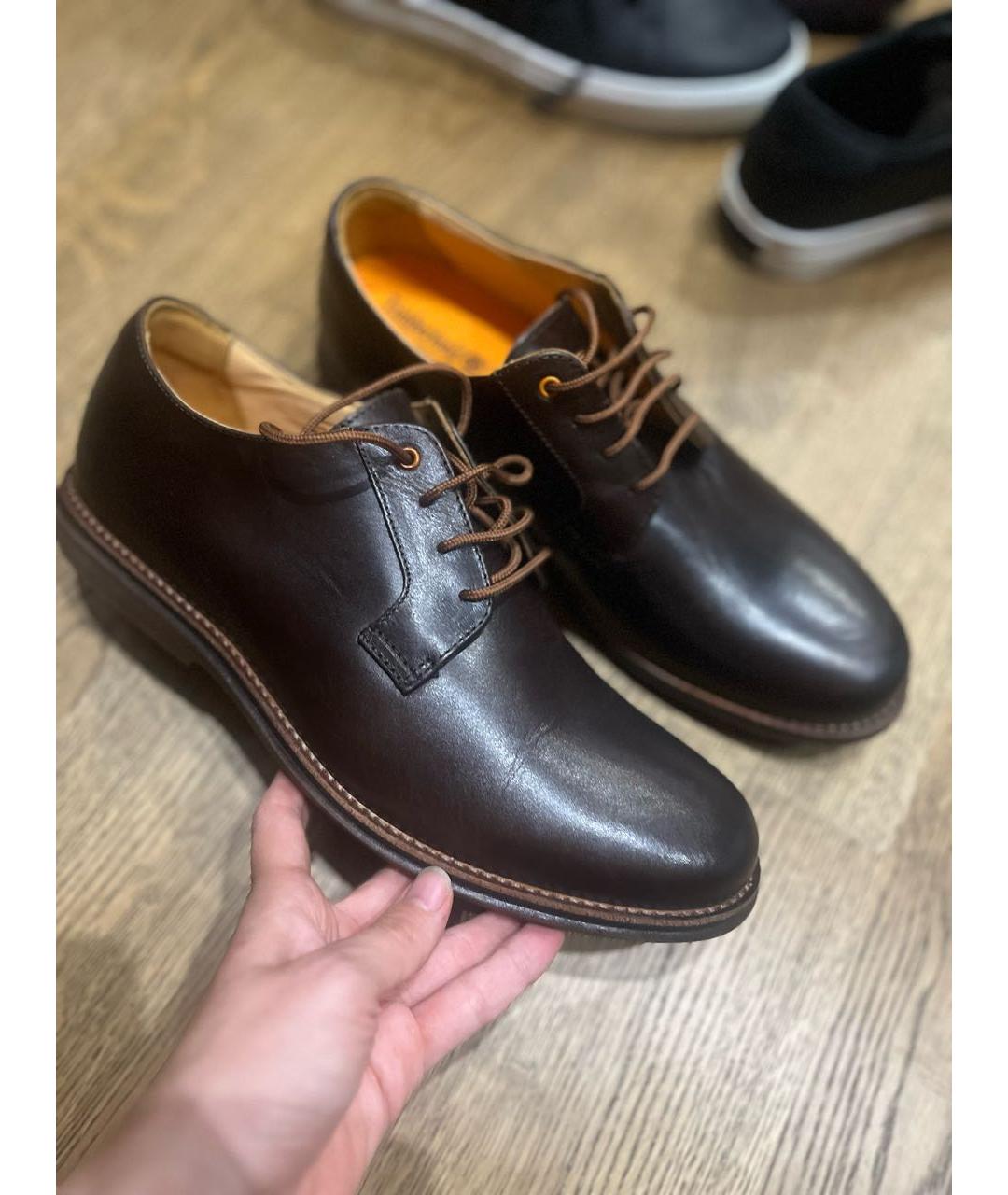 TIMBERLAND Коричневые кожаные туфли, фото 6