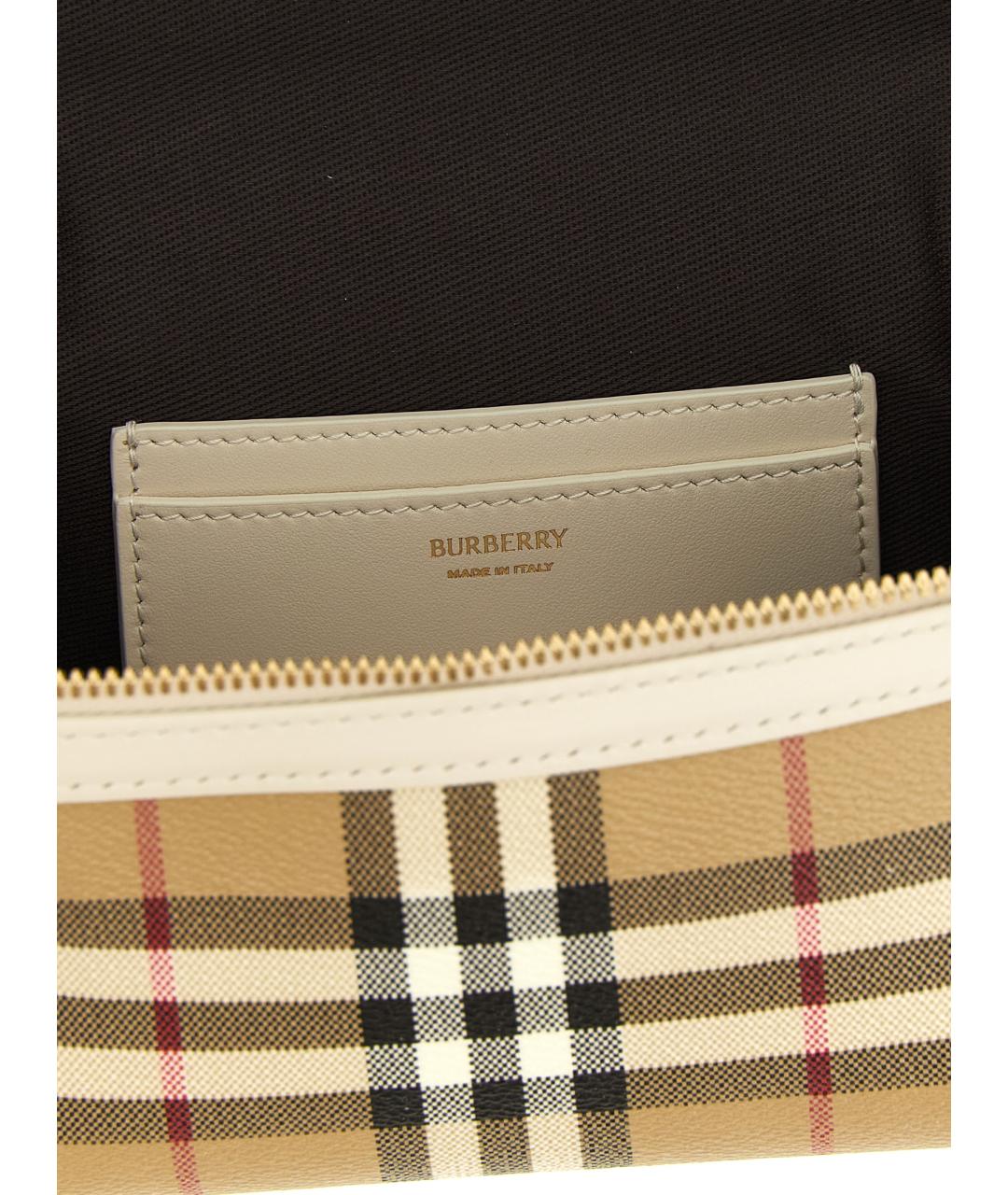 BURBERRY Бежевая сумка через плечо, фото 4