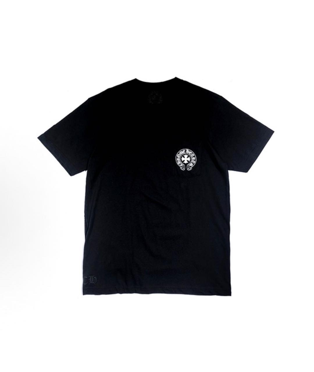 CHROME HEARTS Черная хлопковая футболка, фото 1