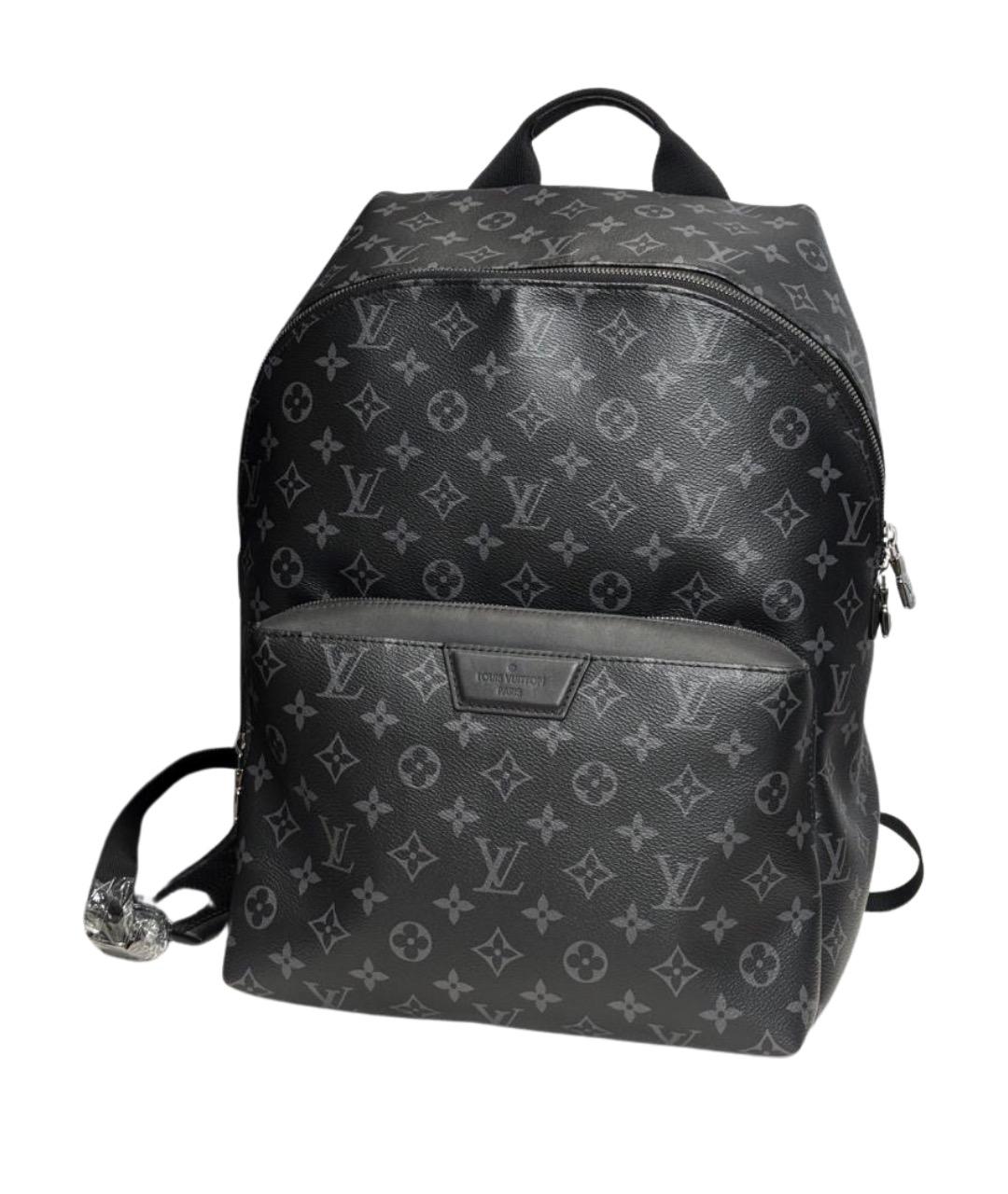 LOUIS VUITTON Черный кожаный рюкзак, фото 1