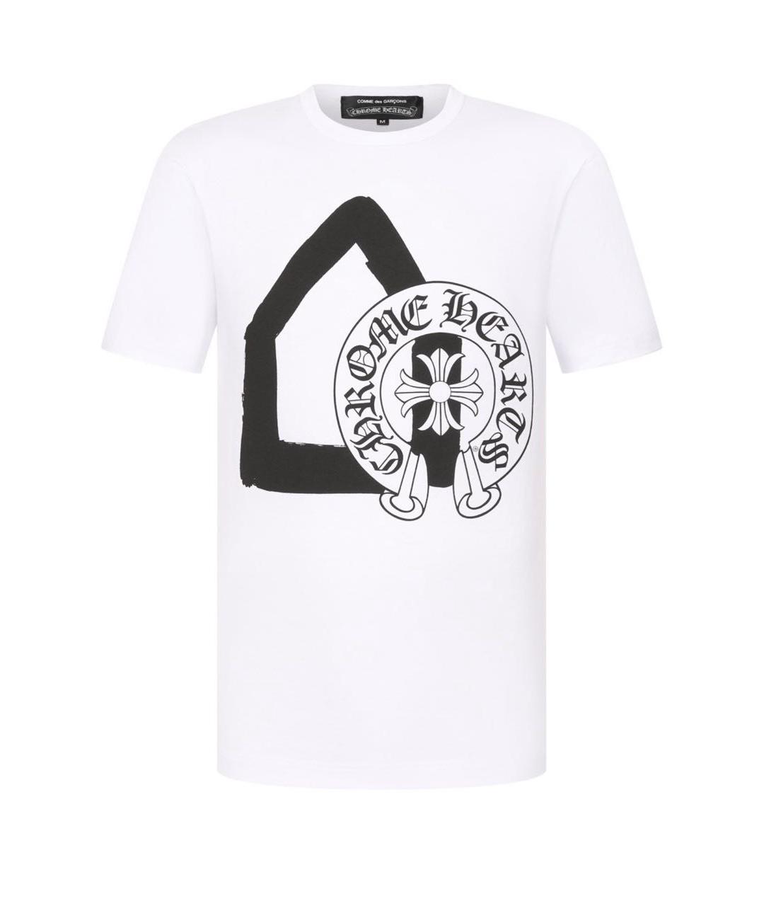 CHROME HEARTS Белая хлопковая футболка, фото 1