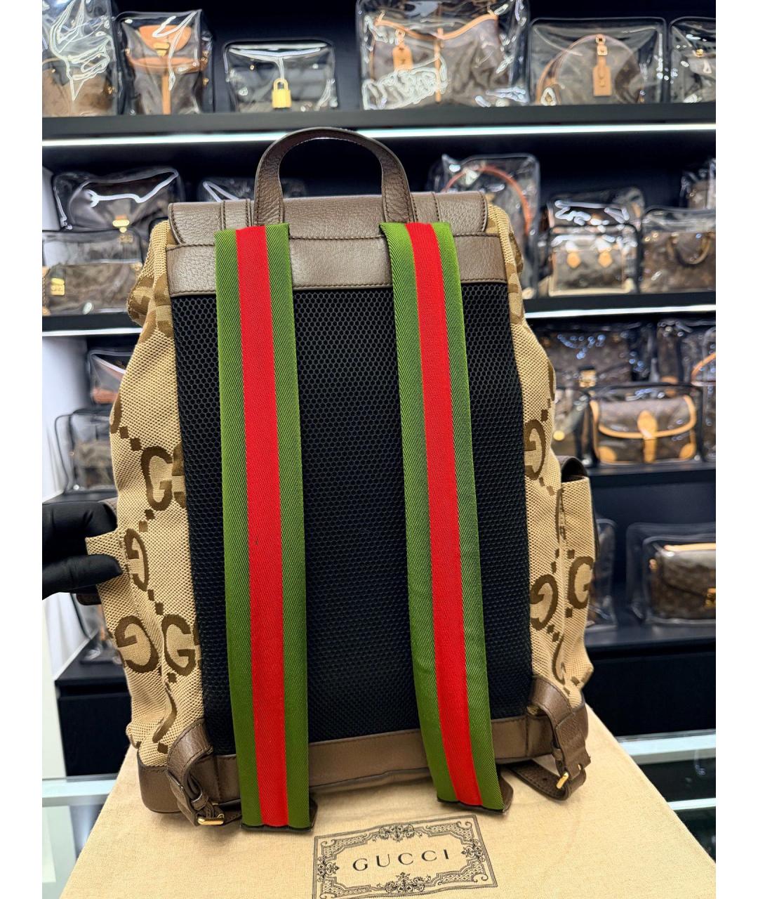 GUCCI Коричневый рюкзак, фото 2