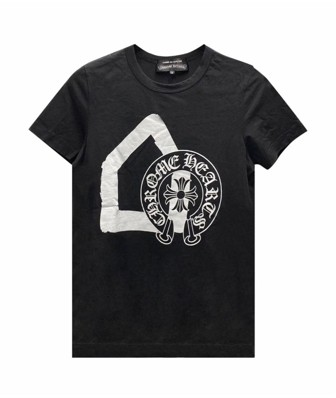 CHROME HEARTS Черная хлопковая футболка, фото 1