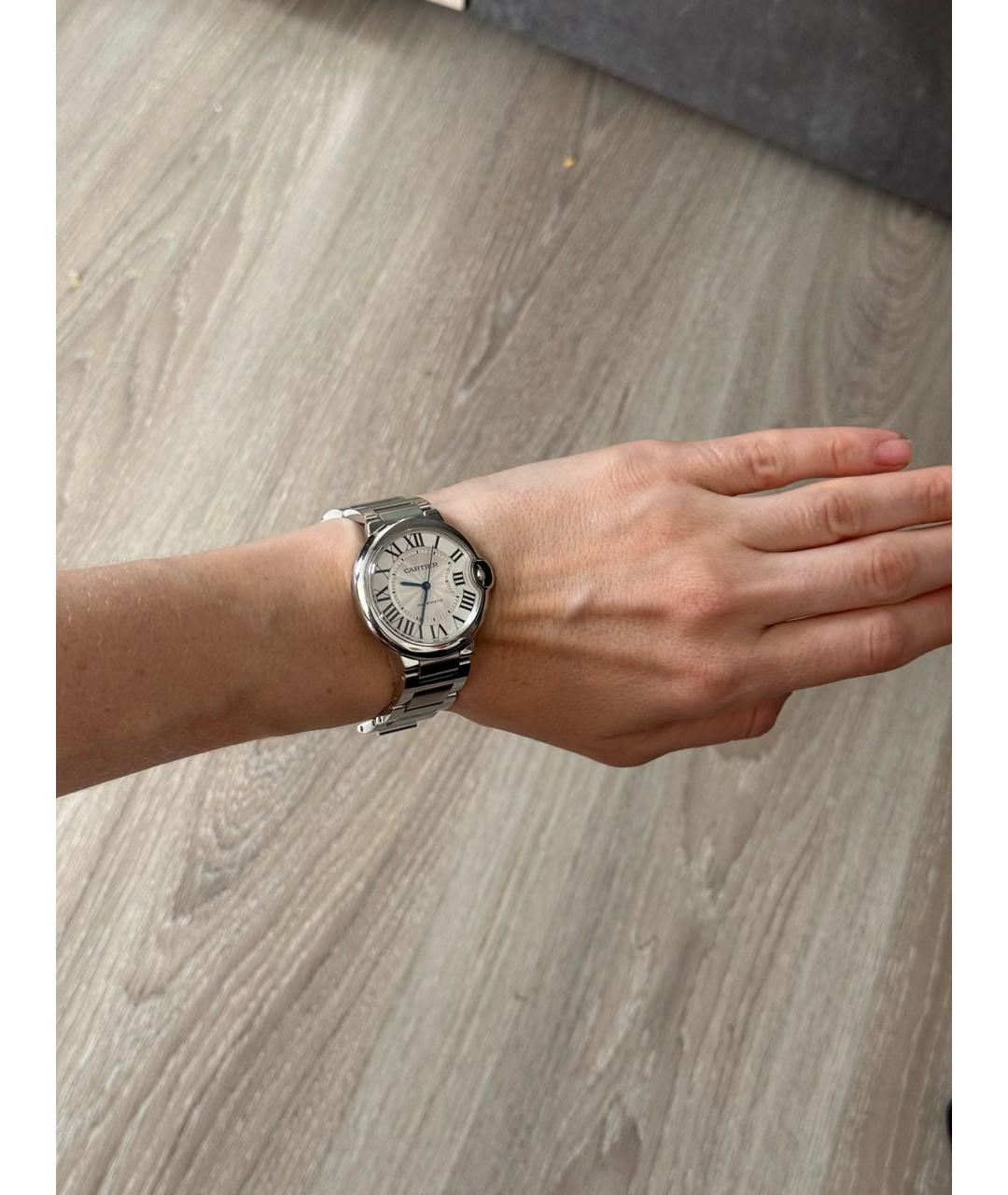 CARTIER Серебряные часы, фото 4