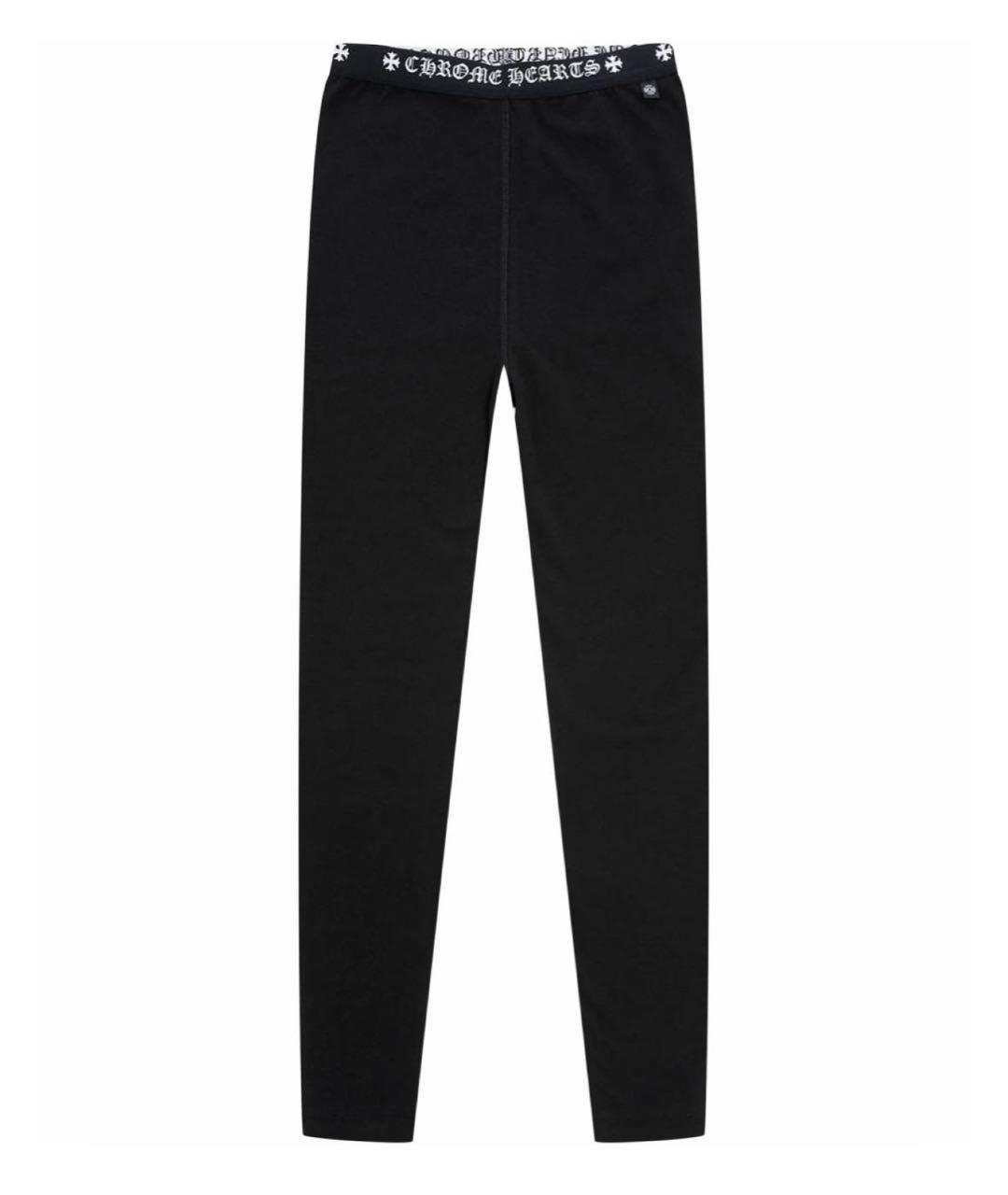 CHROME HEARTS Черные хлопковые спортивные брюки и шорты, фото 1