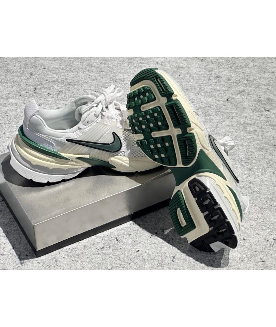 NIKE Белые текстильные кроссовки, фото 4