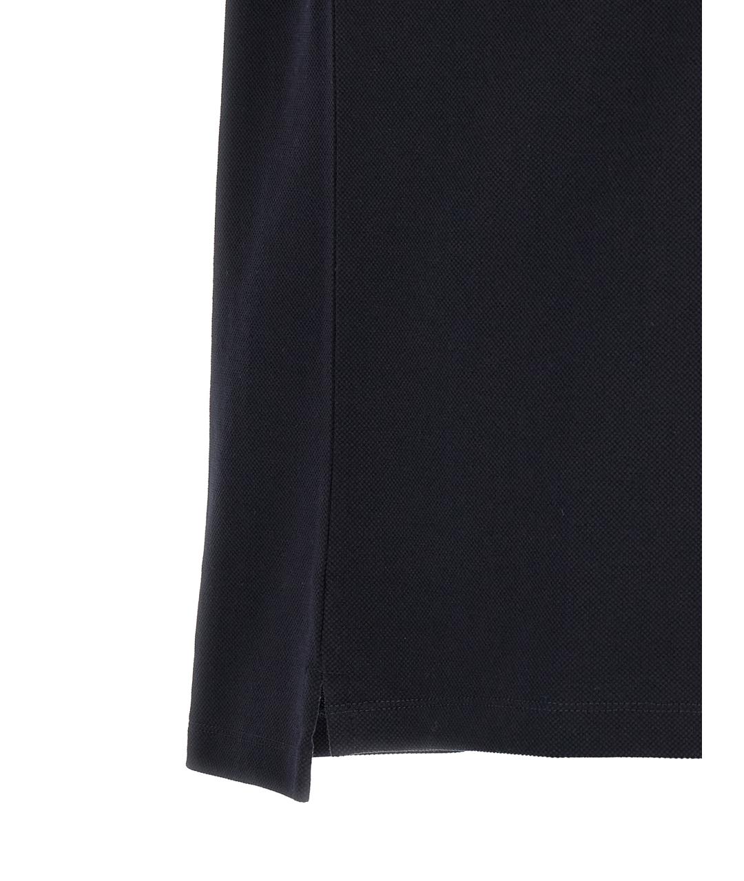 GUCCI Синее хлопковое поло с коротким рукавом, фото 4