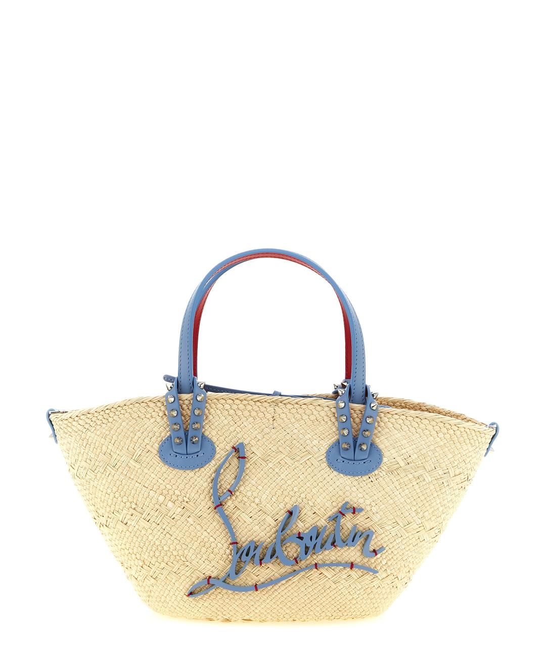 CHRISTIAN LOUBOUTIN Бежевая сумка тоут, фото 1